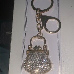 Crystal Purse/bag charm Keychain